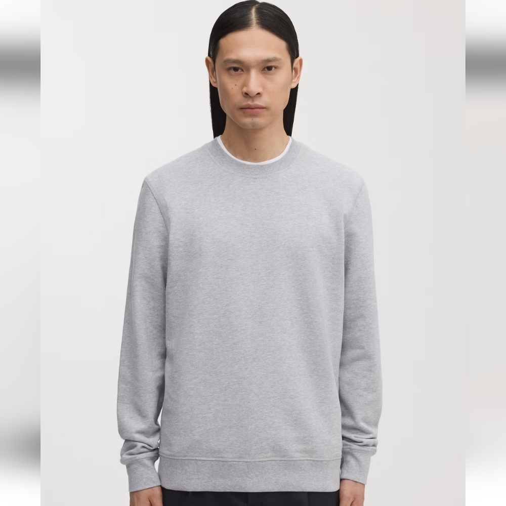 ASKET The Sweatshirt, Grey Melange Sz M Reg